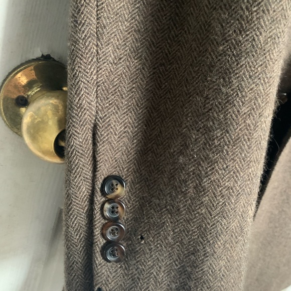 Ralph Lauren Wool Blend Herringbone Blazer - Picture 4 of 5